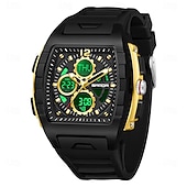 ieftine Ceasuri Quartz-Ceas de mână electronic cu quartz pentru bărbați SANDA 3391 cu modă calendar luminos șocuri sport și rezistent la apă