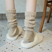 رخيصةأون تسخين تبريد-زوجان من أغطية الجوارب النسائية - حماية للساق دافئة في الشتاء بدرجات اللون البيج إلى البني بتصميم أنيق مناسب للأحذية الطويلة/الأحذية المريحة في الخريف والشتاء - إكسسوارات أحذية نسائية رائعة