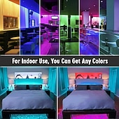 お買い得  リモコンコントロール-2.5m 5メートル 7メートル ライトセット 60 LED 5050 SMD 12mm 1セット RGB LEDストリップライト パーティー ホリデー 接続可 110-240 V 24 V