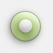 Недорогие Простота Потолочные Светильники-современный круглый потолочный светильник Morandi с врезным креплением