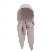 halpa lämmin ja lämmitetty kokoelma-talvipipo kaulurilla, neulottu pipo miehille ja naisille, kylmän sään fleecevuorilla varustettu kasvonaamio, korvasuojaimet, hiihtopipo ulkokäyttöön, lämmin