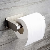 billiga Toalettpappershållare-Toalettpappershållare Ny Design / Självhäftande / Kreativ Nutida / Modern Rostfritt stål / Lågkolstål / Metall 1st - Badrum Väggmonterad