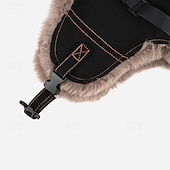 Недорогие Мужские головные уборы-Муж. Шапка-ушанка Зимние шапки Черный Хаки Полиэстер Флис Мода Современный современный На каждый день Свидание Сплошной/однотонный цвет Сохраняет тепло С защитой от ветра