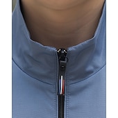 abordables Vestes de course-Homme Couleur Unie Veste zippée blouson aviateur Manteaux décontractés Printemps &amp; Automne avec poches manche longue Athleisure Imperméable Léger Salle de sport Randonnée Course Entraînement Noir