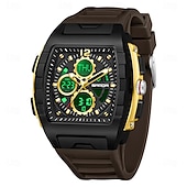 ieftine Ceasuri Quartz-Ceas de mână electronic cu quartz pentru bărbați SANDA 3391 cu modă calendar luminos șocuri sport și rezistent la apă