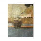 Недорогие Абстрактные картины-Картина маслом ручной работы на холсте, настенное искусство, простая абстракция для декора дома, гостиной, подвесная картина на подрамнике/рулонная картина без рамы, не натянутая