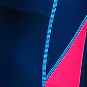 levne Rash guardy One Piece-Dámské Celotělový rash Guard Potápěčský neopren Plavky Blokování barev s vestavěnou podprsenkou Ochrana proti UV záření Dlouhý rukáv Potápěčské obleky Surfování Kanoe Šnorchlování Zima