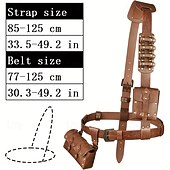 Χαμηλού Κόστους Αξεσουάρ και περισσότερα-Μεσαίωνα Αναγέννησης Ζώνη Μέσης Βίκινγκ Φανταχτερή Φόρεμα Γυναικεία Κέλτικα Βίκινγκ Φαντασία Απόκριες Επίδοση LARP Ενηλίκων Ζώνη Μαγικό μπουκάλι