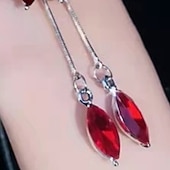 Недорогие Ожерелья и подвески-1шт Ожерелья с подвесками Цепочка For Жен. Кристалл Для улицы Повседневные Хрусталь Сплав Свисающие Цветы