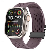 economico Cinturini per Apple Watch-Cinturino Sportivo Anello Solo Compatibile con Cinturino dell'Apple Watch 49mm 46mm 45mm 44mm 42mm Lusso Regolabili Silicone Cinturino di ricambio per iwatch Ultra 3 2 Series 11 10 9 8 7 SE 6 5 4 3 2