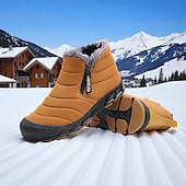 cheap Winter &amp; Snow Boots-Men's Waterproof Insulated Snow Boots - Non-Slip, Warm Winter Footwear for Outdoor Adventures and Cold Weather
