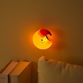 cheap Decorative Lights-Star Moon Cloud Light Rechargeable Sleep Companion Night Light Silicone Patting Light Bedroom Bedhead Cute Atmosphere Light