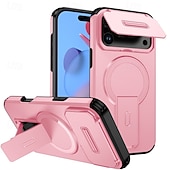 olcso iPhone-tokok-telefon Ügy Kompatibilitás iPhone 17 Pro Max 17 Air 17 Fekete tok Állvánnyal Ütésálló Páncél PC PU bőr