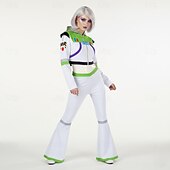 abordables Costumbres de Profesión y Uniforme-Disfraz de lujo Astronauta Chica galáctica traje de cosplay Adulto Mujer Víspera de Todos los Santos Carnaval Fiesta Rendimiento Disfrazarse