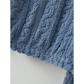 olcso Női hálófelsők és -alsók-Női Pizsama Alkalmi Kényelmes Tiszta szín Rugalmas derék Nadrág Otthon Napi Hosszú ujj Terített nyak Fehér Rubin Sötétkék Bíbor Khakizöld Tavasz Ősz Tél Laza öltözet