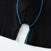 billiga Herrboxers-Herr 5st Grundläggande trosor Boxershorts Kalsong Elastisk midja Terylen Mateial som andas Bekväm Färgblock Brev Multifärg