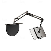 preiswerte Tablet Ständer-Neuer verstellbarer, universeller 360-Grad-Dreh-Handyhalter aus Metall fürs Bett, kompatibel mit iPad, iPhone, Kindle, Samsung und anderen Geräten von 5 bis 12,9 Zoll.