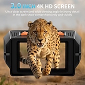 Недорогие Приборы измерения уровня-Бинокль 1080p, инфракрасный прибор ночного видения, 5-кратный зум, работающий днем и ночью, может снимать фото и видео с цифровым зумом, подходит для путешествий на открытом воздухе и ночного видения