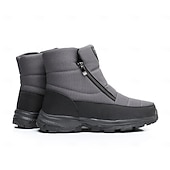 cheap Winter &amp; Snow Boots-Men's Waterproof Insulated Snow Boots - Non-Slip Warm Outdoor Hiking Boots for Winter Sports and Cold Weather