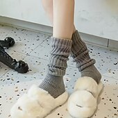 رخيصةأون تسخين تبريد-زوجان من أغطية الجوارب النسائية - حماية للساق دافئة في الشتاء بدرجات اللون البيج إلى البني بتصميم أنيق مناسب للأحذية الطويلة/الأحذية المريحة في الخريف والشتاء - إكسسوارات أحذية نسائية رائعة