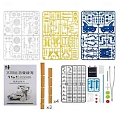 رخيصةأون اللوازم المكتبية-11 في 1 لعبة روبوت تعمل بالطاقة الشمسية تكنولوجيا العلوم والتعليم إنتاج اختراع صغير يدوي الصنع مجموعة تجربة علمية مناسبة للألعاب التعليمية الجذعية للأولاد الذين تتراوح أعمارهم بين 6-12 عامًا نماذج