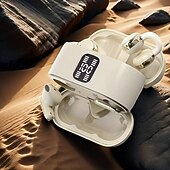 abordables Auriculares abiertos-Auriculares In-Ear y Clip-On TWS de Moda para Parejas Auriculares Duales Gaming TWS Hi-Fi Bass Estéreo ENC Llamadas HD Compatibles con Android e iPhone Auriculares Inteligentes Deportivos Regalo de