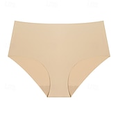 levne Dámská pyžama a společenské oblečení-Dámské Kalhotky Elastický pasNightwearNylon Dovolená Domů Denní Jednobarevné Roztomilý Černá Fialová Béžová Jaro léto Podzim zima