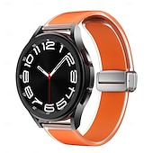 olcso Samsung óraszíjak-Óraszíj mert Samsung Galaxy Watch 7/6/5/4 40/44mm, Watch 6 Classic 43/47mm, Watch 4 Classic 42/46mm Szilikon Csere Szíj Állítható Sportszíj Modern csat Karszalag