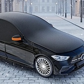 baratos aquecimento e resfriamento-Protetor de neve para para-brisa de carro com cobertura estendida do capô, remoção rápida de neve e gelo. &amp;Protetor de para-brisa em tecido Oxford resistente a raios UV e com proteção contra geada,