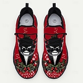 Недорогие Мужские рождественские туфли-мужские кроссовки с принтом в виде рождественской елки — праздничная повседневная обувь с элегантным дизайном в виде рождественской елки, идеально подходящая для рождественских вечеринок и сезонных встреч