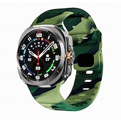 cheap Samsung Watch Bands-Watch Band for Samsung Galaxy Watch Ultra 47mm Silicone Replacement  Strap Adjustable Sport Band Modern Buckle Trail Loop Wristband