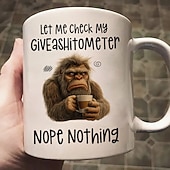 cheap Mugs &amp; Cups-Funny Gift Mug Let Me Check My Giveashitometer Nope Nothing Fun Christmas Gifts For Coworkers Friends Family