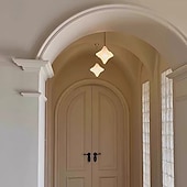 halpa Saarivalot-Art Deco -tähtiriippuvalaisin - geometrinen himmeälasiriipus