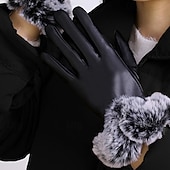  Жен. 1 пара С пальцами / Зимние Активный / Уличный стиль Перчатки - Полотняное плетение