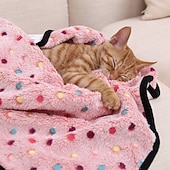 cheap Mats &amp; Blankets-Premium Soft Dog Blanket Washable  Cat Blanket for Indoor Cats Large Medium Small Dog Puppy Essentials