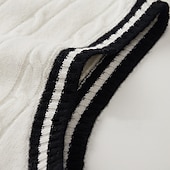 Χαμηλού Κόστους Ανδρικό μάλλινο πουλόβερ-Ανδρικό γιλέκο από κασμίρ υψηλής ποιότητας με λαιμόκοψη V από καθαρό μαλλί, κλασικό πλεκτό πουλόβερ, απαλό, ζεστό, αναπνεύσιμο