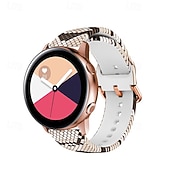 Недорогие Ремешки для часов Garmin-Ремешок для часов для Garmin Vivoactive 6 5 Approach S50 S70 S42 Forerunner 165 55 Vívomove Sport Venu Sq 2 Plus D2 Air X10 силиконовый Замена Ремень Регулируется Спортивный ремешок Цветочный принт