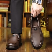 voordelige Slip-On Casual Schoenen-Bruine instapschoenen voor heren, comfortabel en duurzaam, instapmodel, ideaal voor dagelijks gebruik en ontspannen uitstapjes