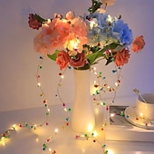 halpa LED-hehkulamput-LED keiju string-valot 2M 20LED paristokäyttöiset seppelevalat häät ystävänpäivä sisätiloissa puu lomakoristelu