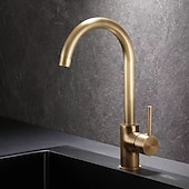 abordables Robinets de lavabo-Robinet de lavabo - Cascade Électroplaqué Ensemble central Poignée unique à un trouBath Taps