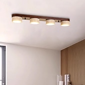 Недорогие Простота Потолочные Светильники-Светильник для туалетного столика из натурального камня - бра из травертина, 1/2/3/4 лампы, вращающееся на 180° светодиодное освещение над зеркалом для ванной комнаты