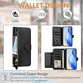 ieftine Carcasă Samsung-telefon Maska Pentru Samsung Galaxy S25 Ultra Plus S23 Ultra Plus S24 FE S22 Plus Ultra S23 FE Portofel Card Fermoar Protectie pentru intreg corpul cu curea de mână Retro PU piele