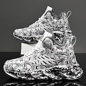 preiswerte Lässige Sneakers-Rote Herren-Sneaker für den Alltag – modisches Design mit auffälligen Prints, ideal als Weihnachtsgeschenk und für festliche Outfits