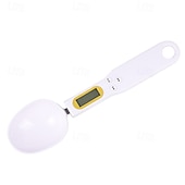 cheap Kitchen Utensils &amp; Gadgets-1pcs Mini Spoon Scale Digital Kitchen Scale Electronic LCD Food Scale 0.1-500g Cooking Flour Milk Coffee Powder Weight Measure Spoon
