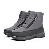 cheap Winter &amp; Snow Boots-Men's Waterproof Insulated Snow Boots - Non-Slip Warm Outdoor Hiking Boots for Winter Sports and Cold Weather
