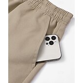 billiga Löparbyxor och tights-Herr Sportmjukisbyxor Casual joggingbyxor Militärbyxor Med fickor Underdelar Gym Fritids- Träningspass Höst vinter Gym Camping Träna Normal Sportkläder Sportkläder Solid färg Svart Kaki Armégrön