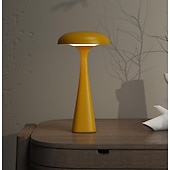 abordables Lampes de table-Lampe de table LED rechargeable 3 W, à intensité variable, commande tactile, portable avec interrupteur, 3 températures de couleur (3000 K/4500 K/6000 K), idéale pour le salon et la chambre.