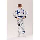 economico Costumi Professionali e Uniformi-Settimana del libro 2026 Costume di Carnevale 2026 Costumi di carriera Tutine Astronauta Bambini Ragazzi Ragazze Carnevale Festa / Sera Vestirsi
