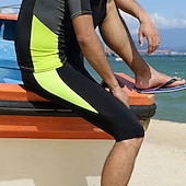 Χαμηλού Κόστους Wetsuits &amp; Diving Suits-Ανδρικά Προστατευτικά Σορτς στολής κατάδυσης Σορτσάκια Κολύμβησης Αποκλεισμός χρωμάτων UPF50+ Αναπνέει Στολές κατάδυσης Σέρφινγκ Κανό Ψαροντούφεκο Άνοιξη