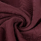 voordelige pullover voor heren-Voor heren Trui Kabel gebreide trui Kabel breien Normale tops Gebreid Strakke pasvorm Effen Strakke ronde hals Gebreid Hedendaagse Casual Alledaagse kleding Kleding Herfst winter Donkergroen M L XL